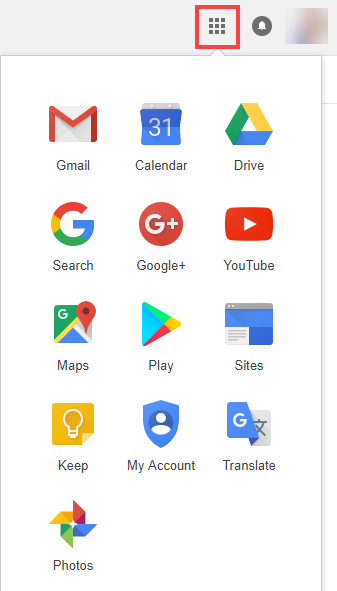 Google Apps Launcher